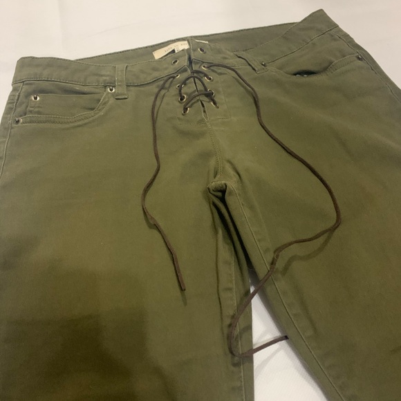 Khaki Super Skinny Jeans - Picture 1 of 5